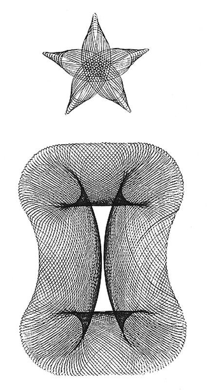 1975-Spirographbild-Kugelschreiber-auf-Papier